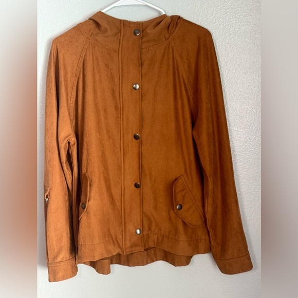 Staccato Jackets & Blazers - Staccato Brown Hooded Jacket Size Large
